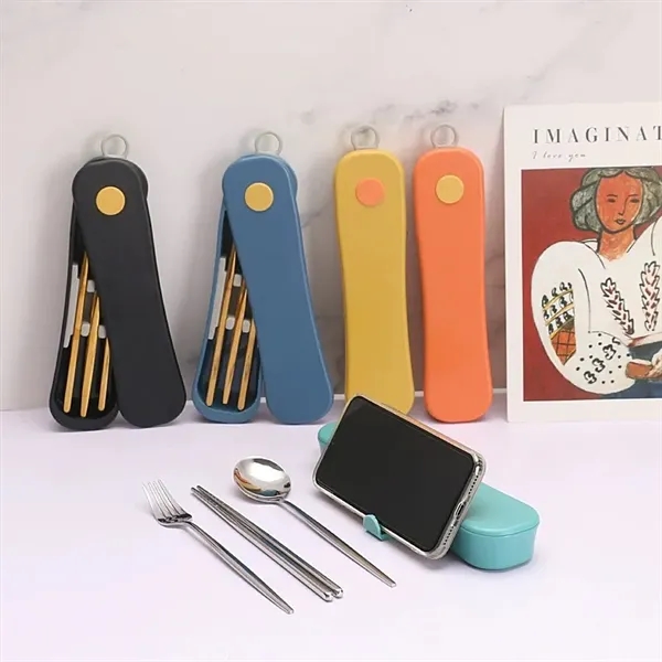 Reusable Flatware Set with Case - Reusable Flatware Set with Case - Image 0 of 3