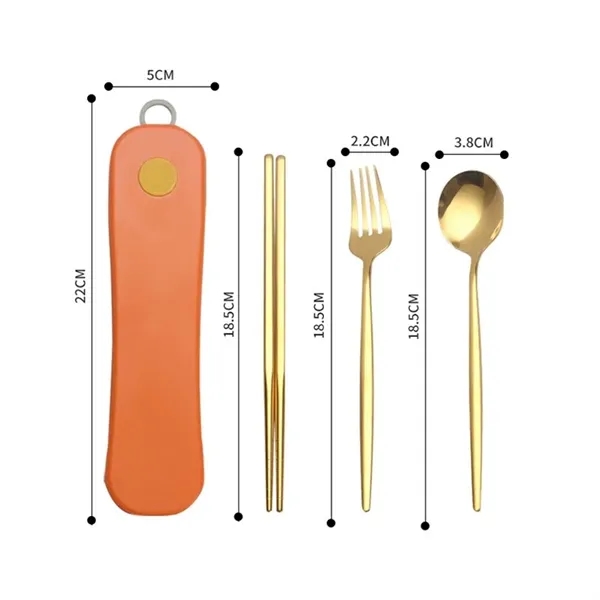 Reusable Flatware Set with Case - Reusable Flatware Set with Case - Image 3 of 3