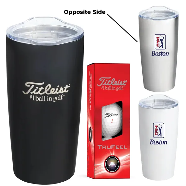 Titleist 3-Ball Tumbler with TruFeel Golf Balls - Titleist 3-Ball Tumbler with TruFeel Golf Balls - Image 0 of 0