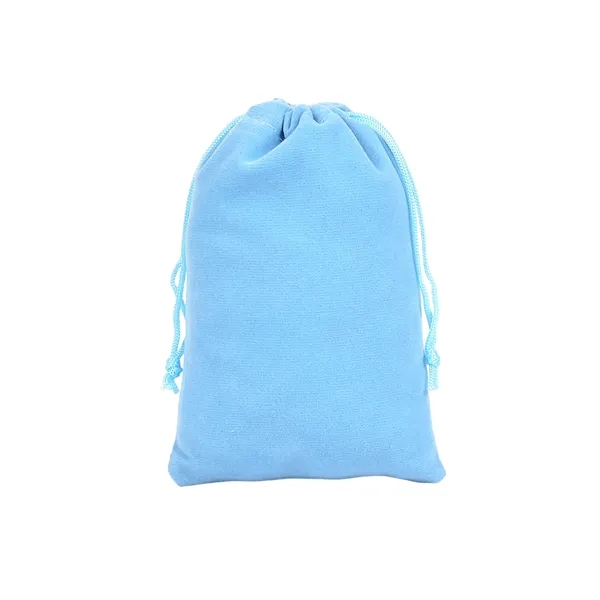 Velvet Drawstring Gift Bag - Velvet Drawstring Gift Bag - Image 2 of 16