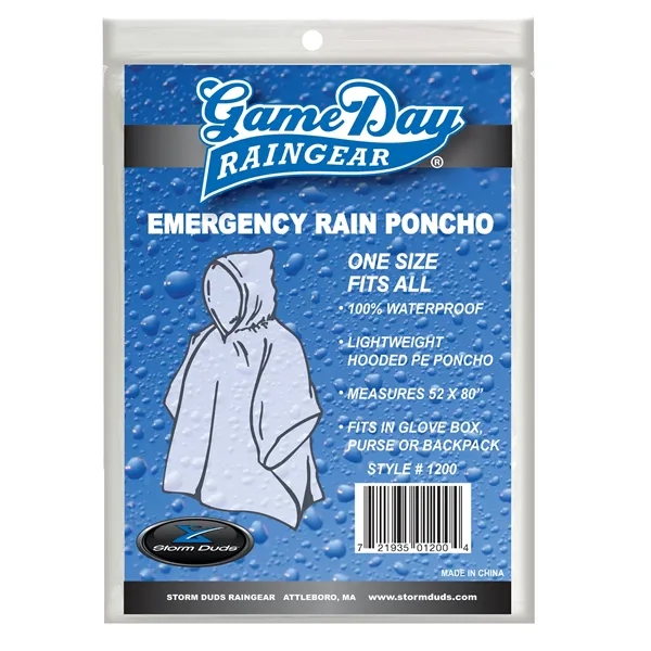 Glove Compartment Ponchos w/ One Color Card Insert - Glove Compartment Ponchos w/ One Color Card Insert - Image 5 of 5