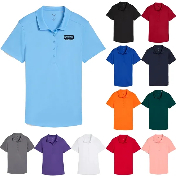 Puma Women's Solid Short Sleeve Polo - Puma Women's Solid Short Sleeve Polo - Image 0 of 0
