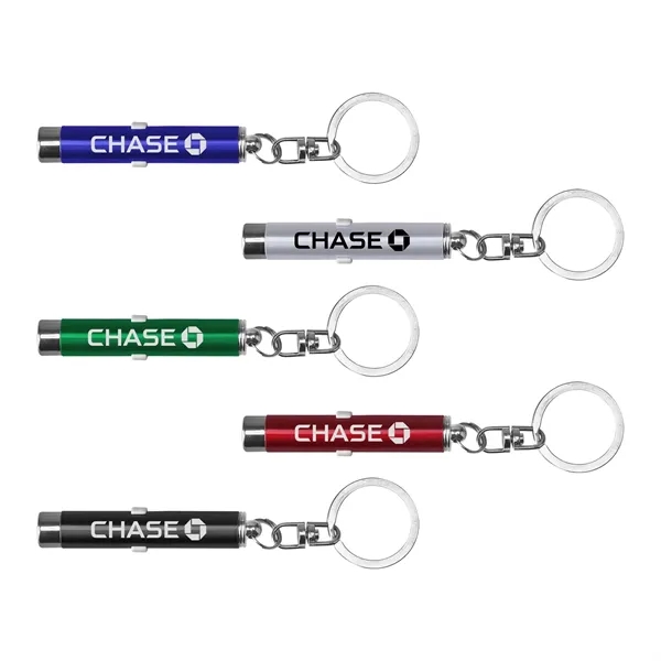 Dual function laser pointer and LED flashlight  keychain - Dual function laser pointer and LED flashlight  keychain - Image 0 of 10