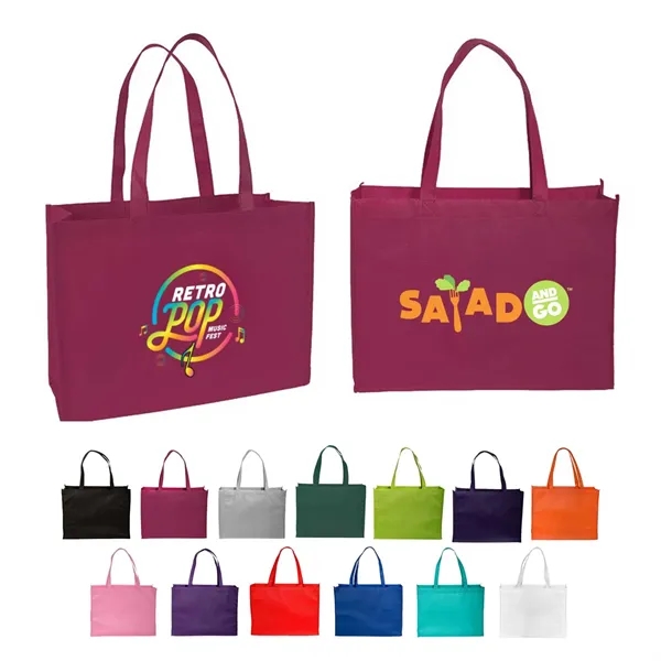 Full Color Standard Non Woven Tote - Full Color Standard Non Woven Tote - Image 0 of 13