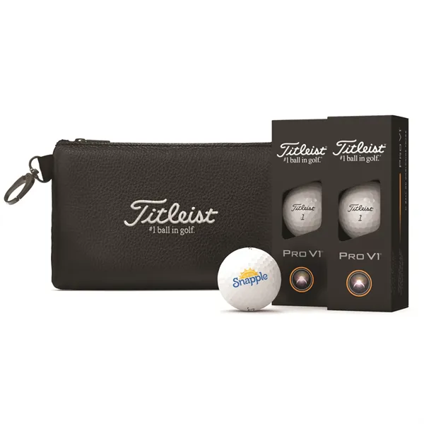 Titleist Stock Valuables Pouch With Six Pro V1 Golf Balls - Titleist Stock Valuables Pouch With Six Pro V1 Golf Balls - Image 0 of 0