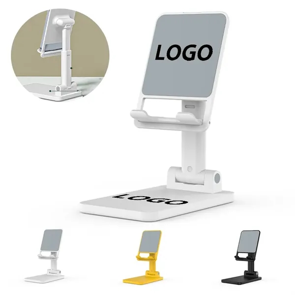 ABS Foldable Adjustable Phone & Tablet Stand - ABS Foldable Adjustable Phone & Tablet Stand - Image 0 of 10