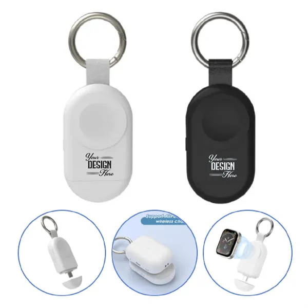 Portable Keychain 1200mAh Battery Charger for Apple Watch - Portable Keychain 1200mAh Battery Charger for Apple Watch - Image 0 of 4