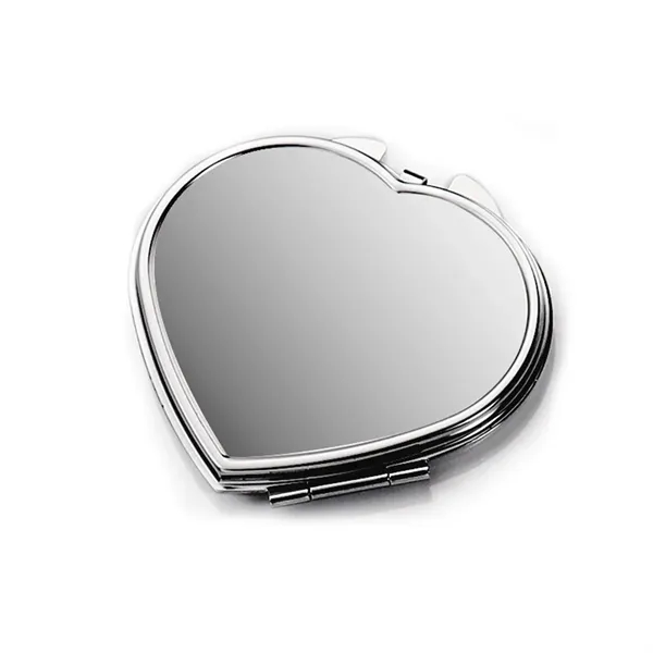 Simple Blank Makeup Mirror Love Square Round Stainless Steel - Simple Blank Makeup Mirror Love Square Round Stainless Steel - Image 3 of 5