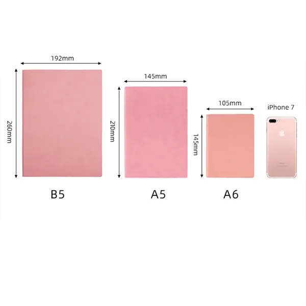A5 Soft Cover Rainbow Edge Cute Notebook Simple Thick - A5 Soft Cover Rainbow Edge Cute Notebook Simple Thick - Image 5 of 12