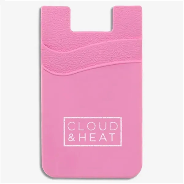 Silicone Phone Wallet Dual Card Holder - Silicone Phone Wallet Dual Card Holder - Image 3 of 5