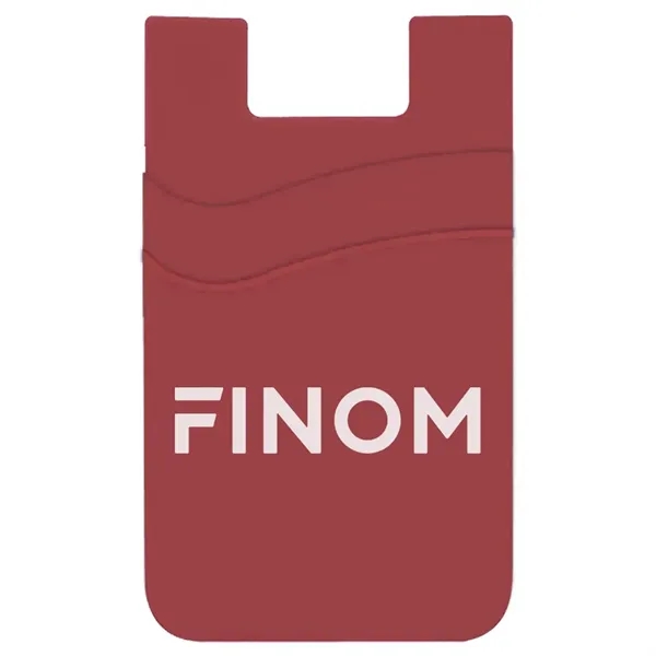 Silicone Phone Wallet Dual Card Holder - Silicone Phone Wallet Dual Card Holder - Image 4 of 5
