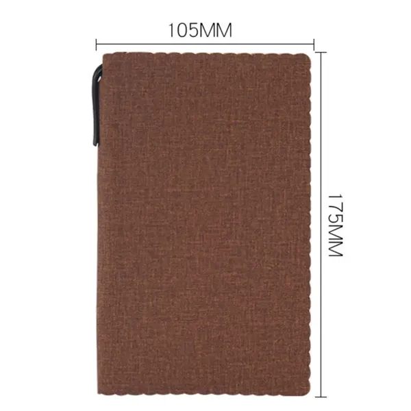 A5 PU Leather Notebook with Front Pocket & Pen Holder - A5 PU Leather Notebook with Front Pocket & Pen Holder - Image 1 of 4