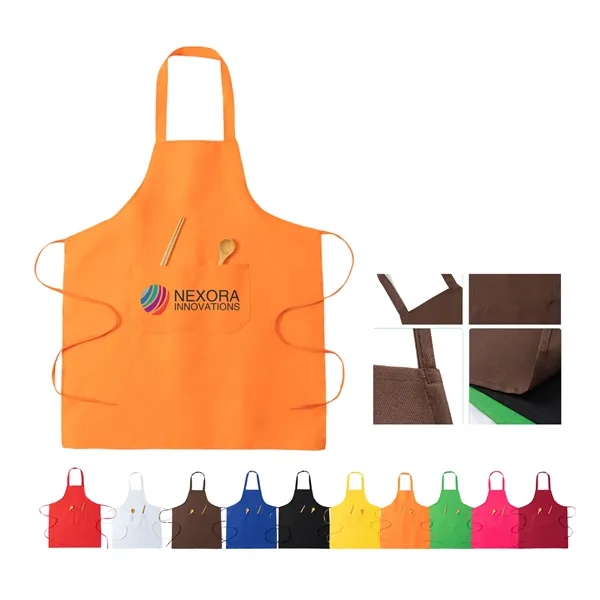Waterproof Polyester Pocket Apron - Waterproof Polyester Pocket Apron - Image 1 of 12