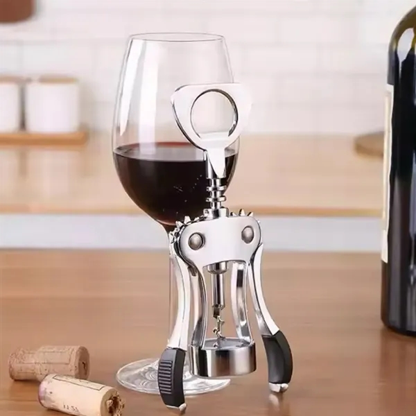 Premium Wing Corkscrew Wine Opener with Gift Box - Premium Wing Corkscrew Wine Opener with Gift Box - Image 4 of 4
