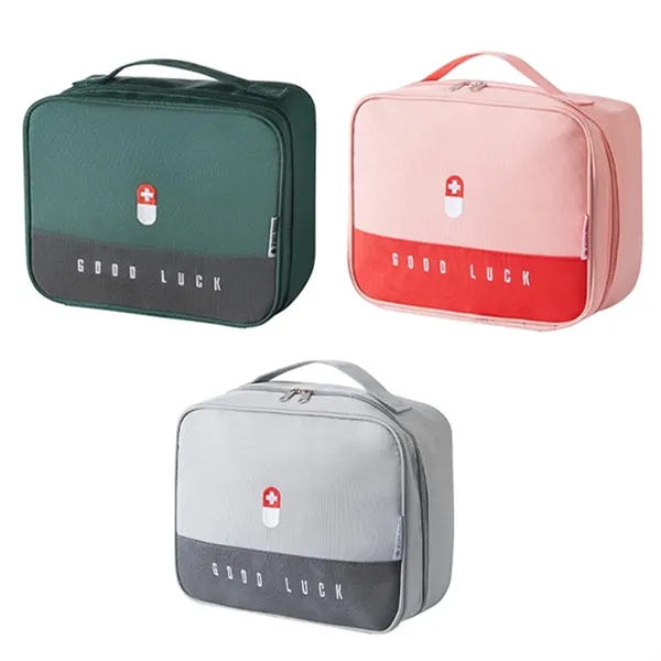 Portable First Aid Storage Bag  Travel Medicine Organizer - Portable First Aid Storage Bag  Travel Medicine Organizer - Image 2 of 4