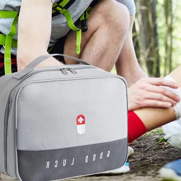 Portable First Aid Storage Bag  Travel Medicine Organizer - Portable First Aid Storage Bag  Travel Medicine Organizer - Image 3 of 4