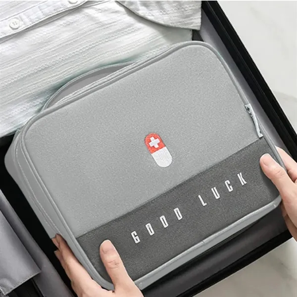 Portable First Aid Storage Bag  Travel Medicine Organizer - Portable First Aid Storage Bag  Travel Medicine Organizer - Image 4 of 4