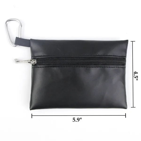 PU Golf Tee Organizer Pouch - PU Golf Tee Organizer Pouch - Image 1 of 3