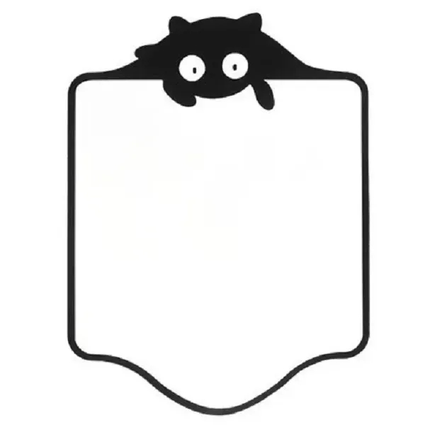 Custom Shape Magnetic Fridge Message Board Dry Erase MemoPad - Custom Shape Magnetic Fridge Message Board Dry Erase MemoPad - Image 1 of 3