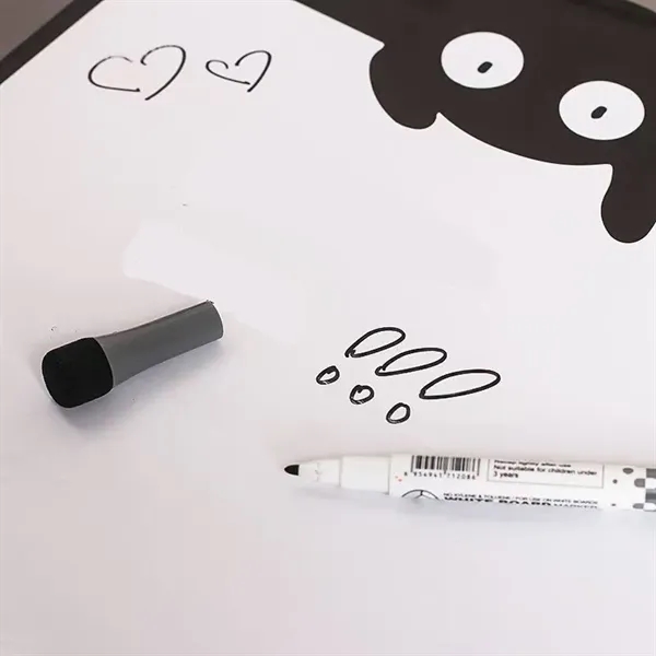 Custom Shape Magnetic Fridge Message Board Dry Erase MemoPad - Custom Shape Magnetic Fridge Message Board Dry Erase MemoPad - Image 3 of 3