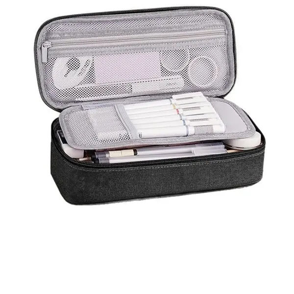 Canvas Pencil Case - Aesthetic Design & Large Capacity - Canvas Pencil Case - Aesthetic Design & Large Capacity - Image 6 of 6