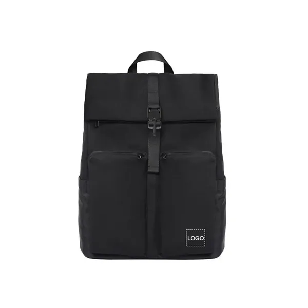 RPET Modern Flap Backpack - RPET Modern Flap Backpack - Image 0 of 3