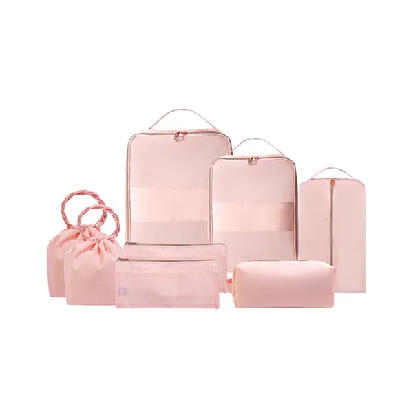 RPET 8-Piece Packing Cube Set - RPET 8-Piece Packing Cube Set - Image 1 of 5