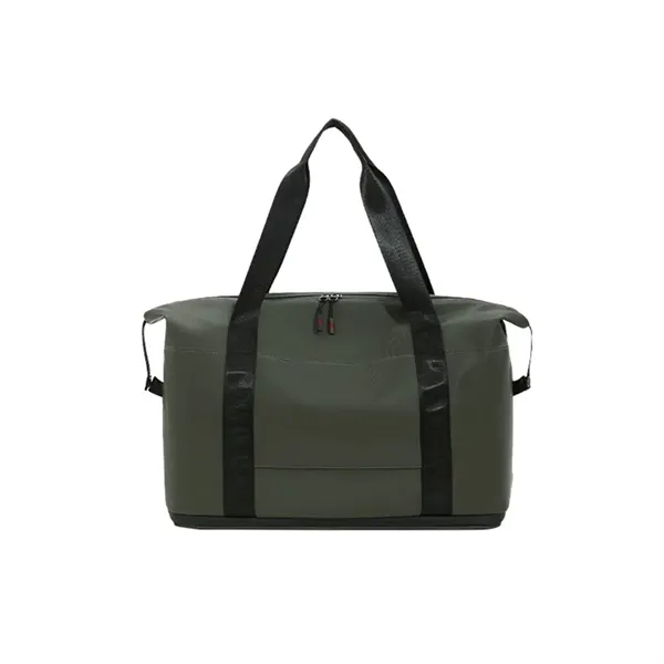 Vegan Leather Expandable Travel Tote - Vegan Leather Expandable Travel Tote - Image 2 of 5