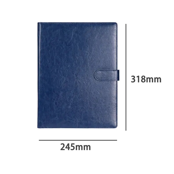 PU Leather A4 Portfolio Folder with Clipboard - PU Leather A4 Portfolio Folder with Clipboard - Image 1 of 4