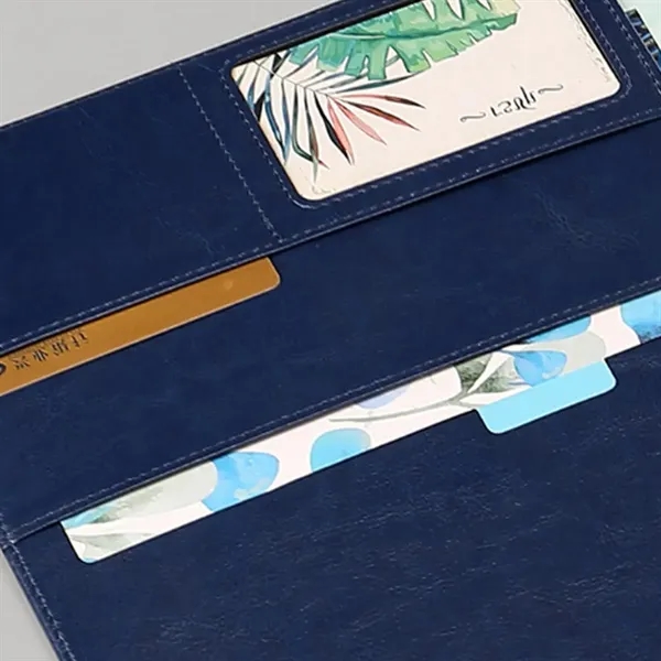 PU Leather A4 Portfolio Folder with Clipboard - PU Leather A4 Portfolio Folder with Clipboard - Image 3 of 4
