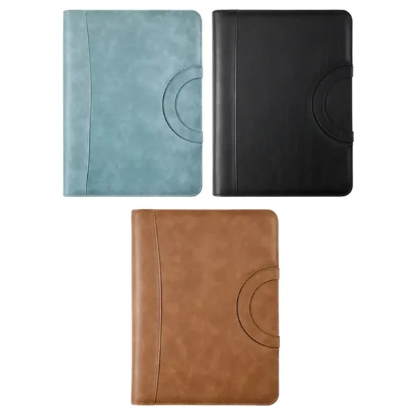 A4 Versatile PU Leather Portfolio w/ Calculator & Clipboard - A4 Versatile PU Leather Portfolio w/ Calculator & Clipboard - Image 1 of 4