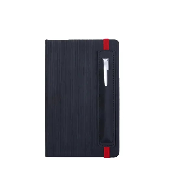 A5 PU Leather Strap Notebook Pen - A5 PU Leather Strap Notebook Pen - Image 2 of 2