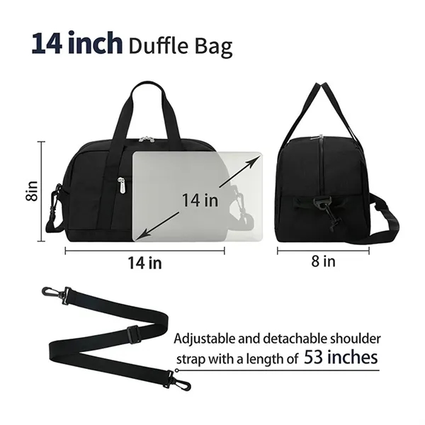 Small Travel Sports Gym Duffle Bags Personal Item Carry On - Small Travel Sports Gym Duffle Bags Personal Item Carry On - Image 1 of 4