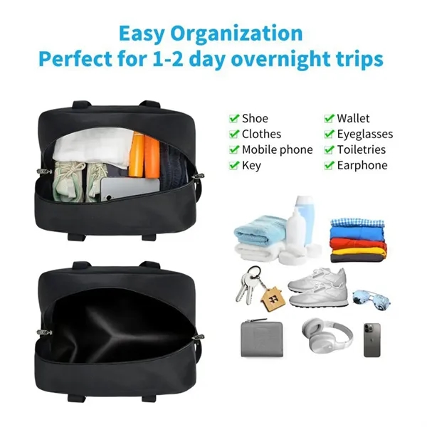 Small Travel Sports Gym Duffle Bags Personal Item Carry On - Small Travel Sports Gym Duffle Bags Personal Item Carry On - Image 4 of 4
