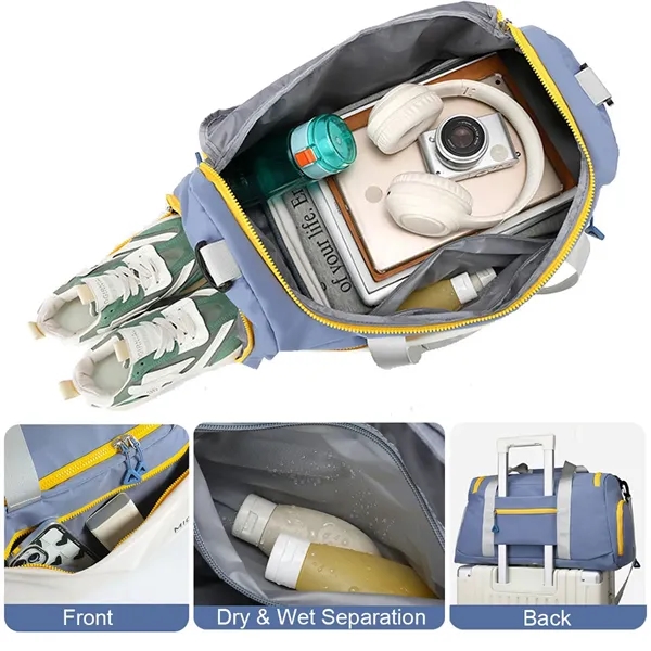 Travel Gym Duffle Bags For Sports Workout Men Women Carry On - Travel Gym Duffle Bags For Sports Workout Men Women Carry On - Image 2 of 4