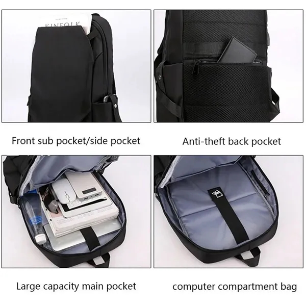 Lightweight Commuter Laptop Backpack Work Computer Bags - Lightweight Commuter Laptop Backpack Work Computer Bags - Image 3 of 4
