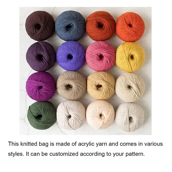 Cute Knitting Totes Women Fashion Shopping Bags Stylish - Cute Knitting Totes Women Fashion Shopping Bags Stylish - Image 3 of 4