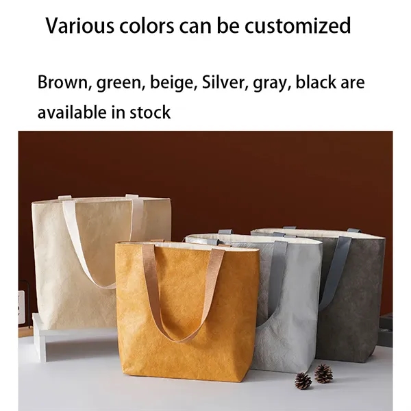 Large Eco Reusable Shopping Tote Bags For Groceries Foldable - Large Eco Reusable Shopping Tote Bags For Groceries Foldable - Image 2 of 4