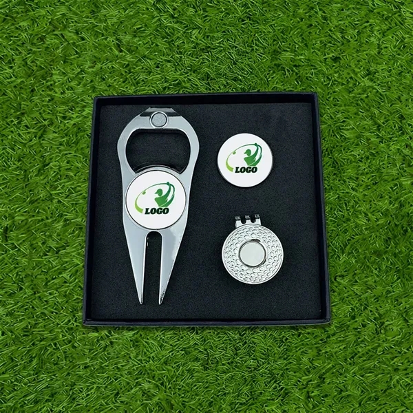 Golf Hat Clip Ball Marker Gift Set - Golf Hat Clip Ball Marker Gift Set - Image 0 of 7