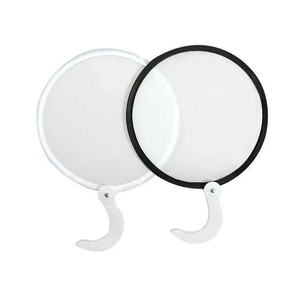 Round Foldable Nylon Fan - Round Foldable Nylon Fan - Image 2 of 2