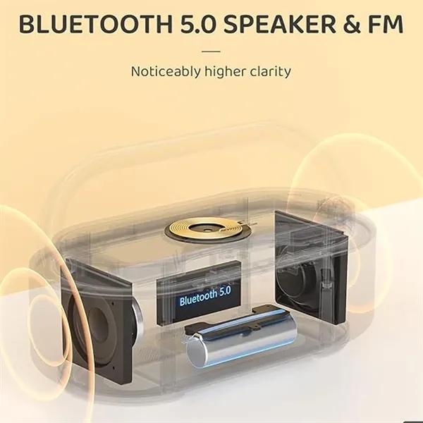 Bluetooth Speaker Alarm Clock Wireless Charger - Bluetooth Speaker Alarm Clock Wireless Charger - Image 3 of 3