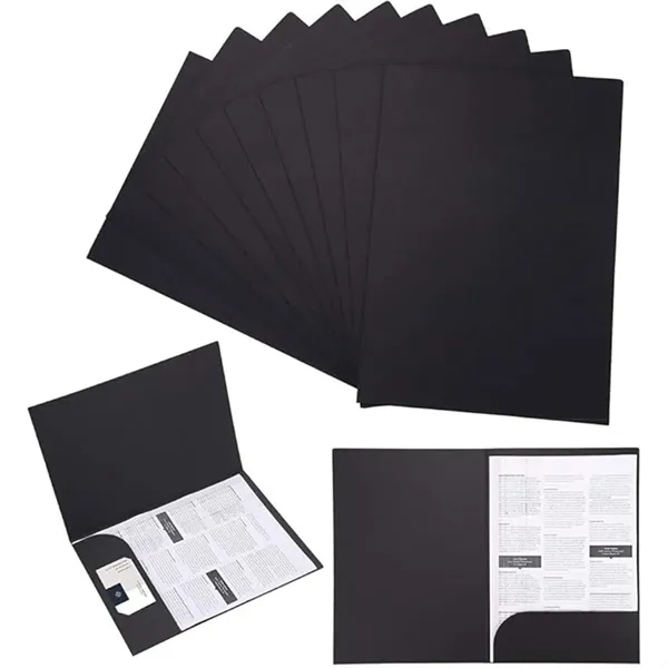 Custom Logo A4  Kraft Paper Document Holder  Folder - Custom Logo A4  Kraft Paper Document Holder  Folder - Image 2 of 4
