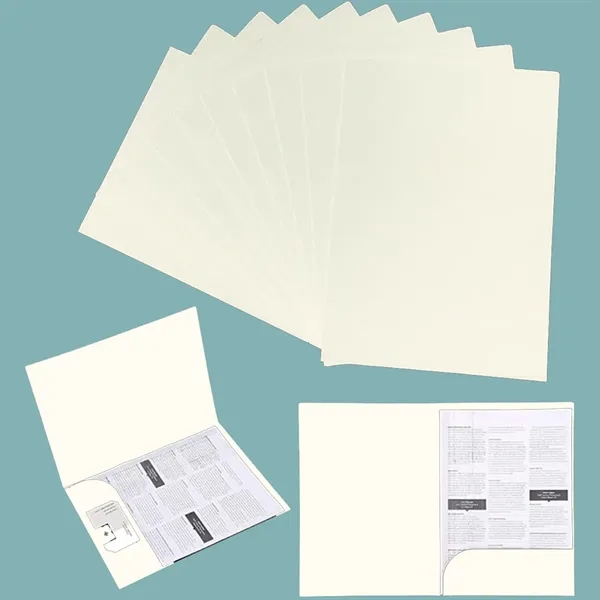 Custom Logo A4  Kraft Paper Document Holder  Folder - Custom Logo A4  Kraft Paper Document Holder  Folder - Image 3 of 4