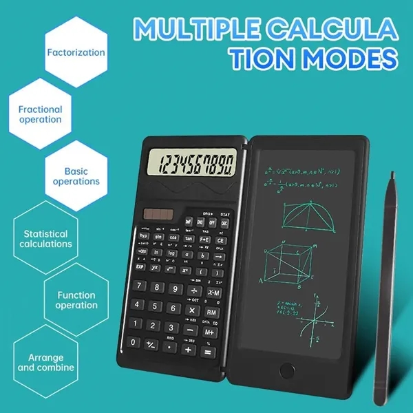 Solar Power Scientific Notepad Students adults Calculator - Solar Power Scientific Notepad Students adults Calculator - Image 2 of 4