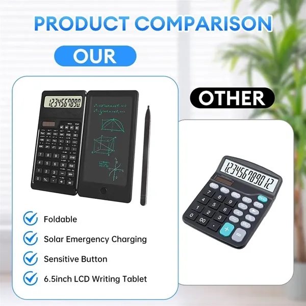 Solar Power Scientific Notepad Students adults Calculator - Solar Power Scientific Notepad Students adults Calculator - Image 3 of 4