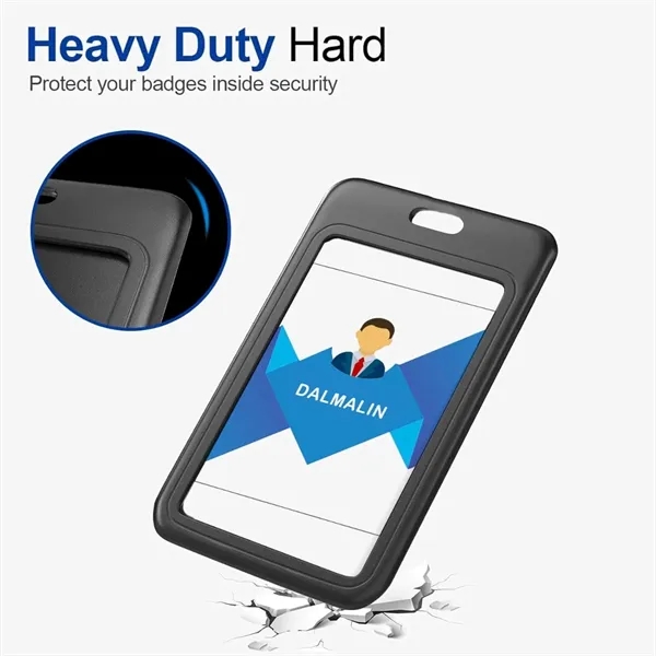 Sliding Vertical Business Exhibition ID Card Holder Lanyard - Sliding Vertical Business Exhibition ID Card Holder Lanyard - Image 2 of 9