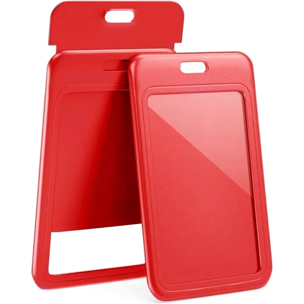 Sliding Vertical Business Exhibition ID Card Holder Lanyard - Sliding Vertical Business Exhibition ID Card Holder Lanyard - Image 5 of 9