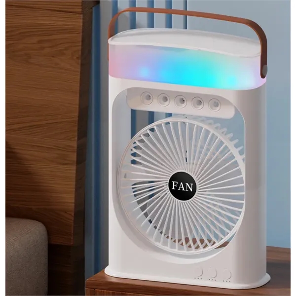 Portable Air Conditioner Fan Misting Humidifier Rechargeable - Portable Air Conditioner Fan Misting Humidifier Rechargeable - Image 4 of 6