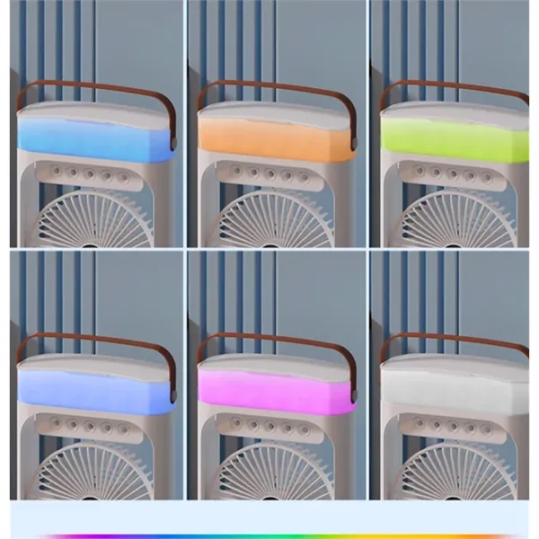 Portable Air Conditioner Fan Misting Humidifier Rechargeable - Portable Air Conditioner Fan Misting Humidifier Rechargeable - Image 6 of 6
