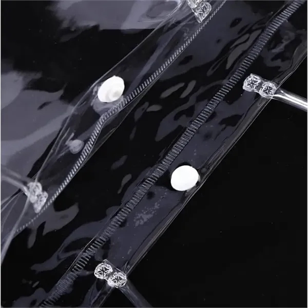 Transparent Pvc Bags with Handle Clear Display Totes - Transparent Pvc Bags with Handle Clear Display Totes - Image 1 of 4